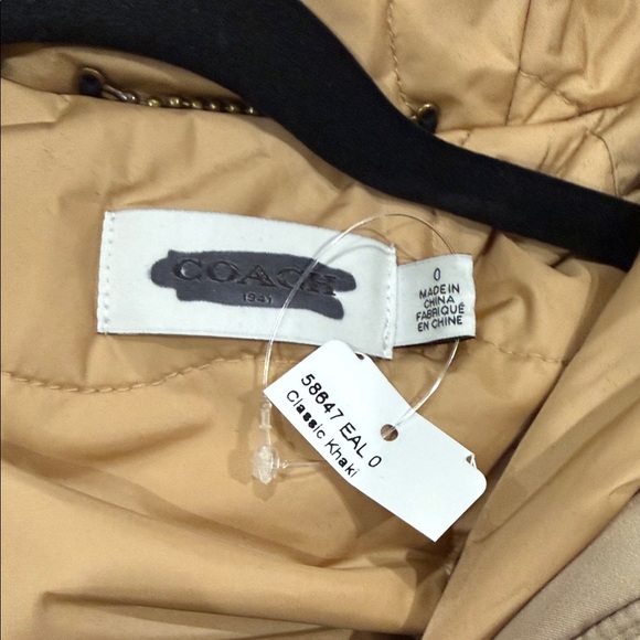 Coach Hooded Puffer Coat with Fur Trim - Picture 2 of 10